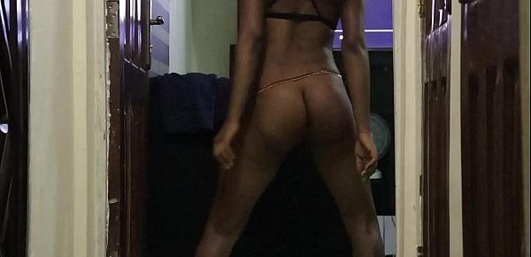  Sexy Black Ebony Dancer Twerks, Deepthroats and Has Rough Sex